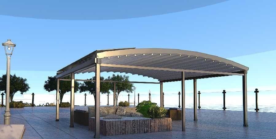 SELVI Classic pergola boltíves kialakítással